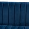 Baxton Studio Aveline Navy Blue Velvet Upholstered Brushed Gold Finished Sofa 159-9784 - alternate 3